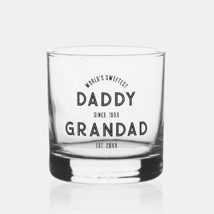 Neue Großvater Schwangerschaftsankündigung Vaterta Whiskyglas