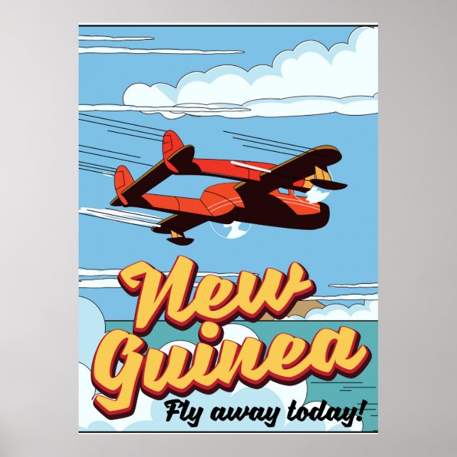 Neue Guinea Abenteuer Poster. Poster (Vorne)
