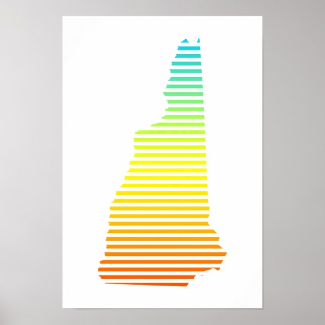 Neue Hampshire Chilfade Poster (Vorne)