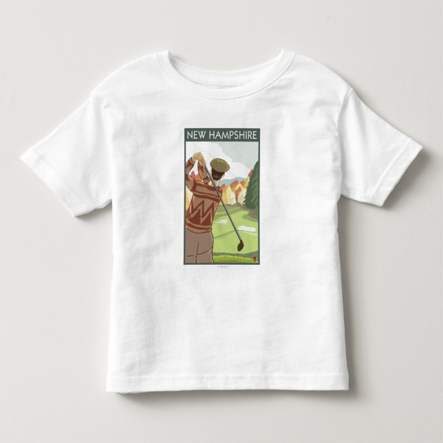 Neue HampshireGolfing Szene Kleinkind T-shirt (Vorderseite)