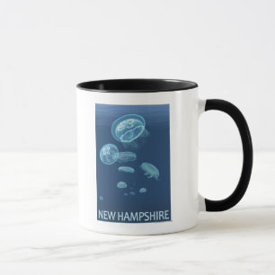 Neue HampshireJellyfish Szene Tasse