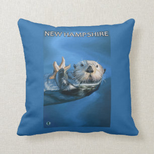 Neue HampshireSea Otter-Szene Kissen