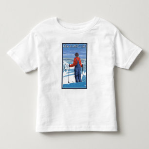 Neue HampshireSkier bewundern Ansicht Kleinkind T-shirt