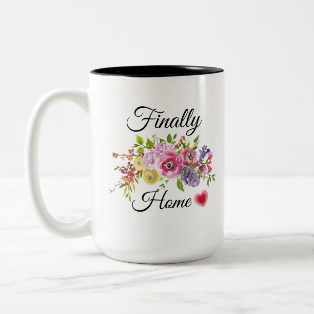 Neue Hausbesitzer Coffee Cup Tasse , Neues Hausbes (Links)
