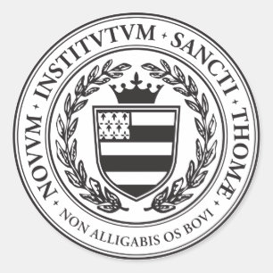 Neue Heiliger Thomas-Institut-Aufkleber Runder Aufkleber