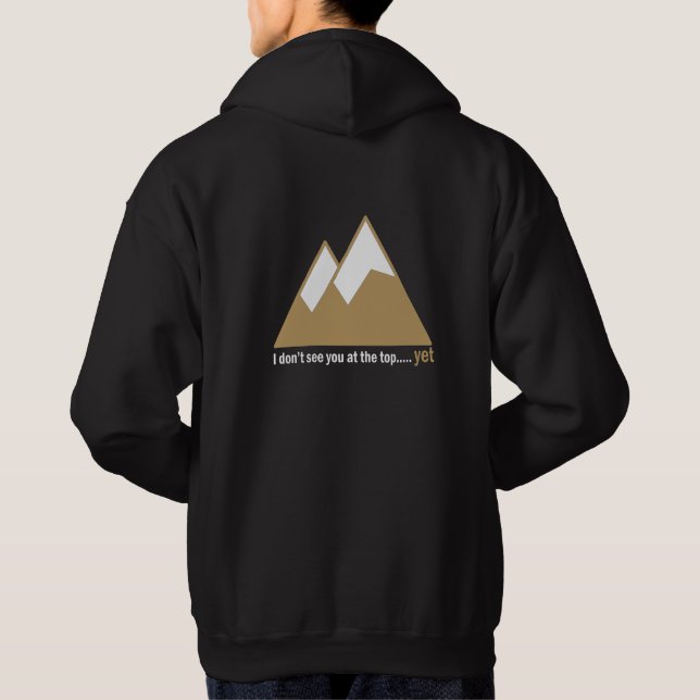 Neue Höhen erreichen: Das Klima zum Erfolg Hoodie (Rückseite)