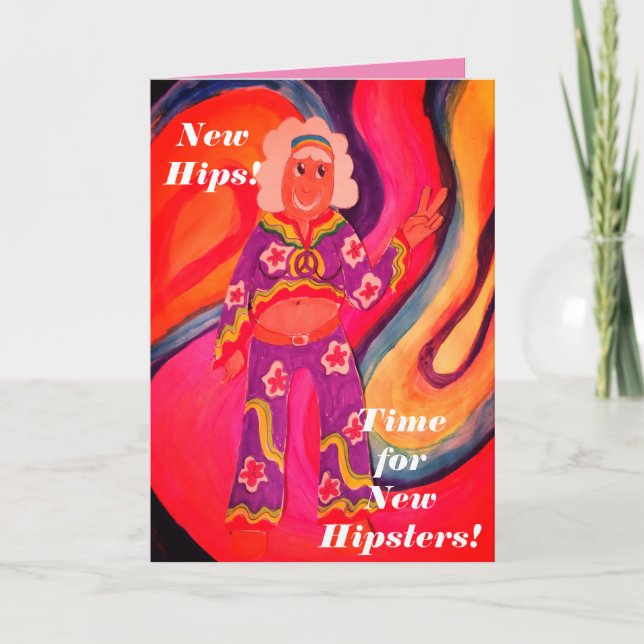 Neue Hüftkarte 2 Feiertagskarte (Vorderseite)