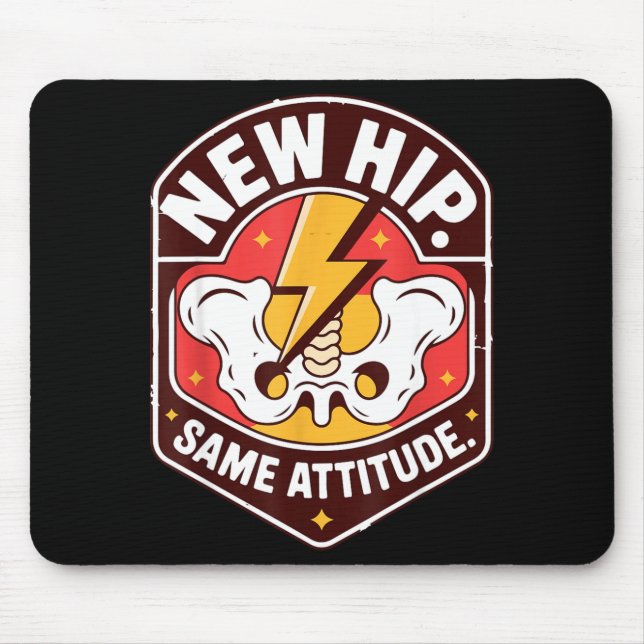 Neue Hüftoperation Erholung unerschütterlicher Gei Mousepad (Vorne)