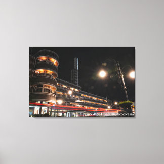 Neue indische Art Deco Architektur Landschaftsfoto Leinwanddruck