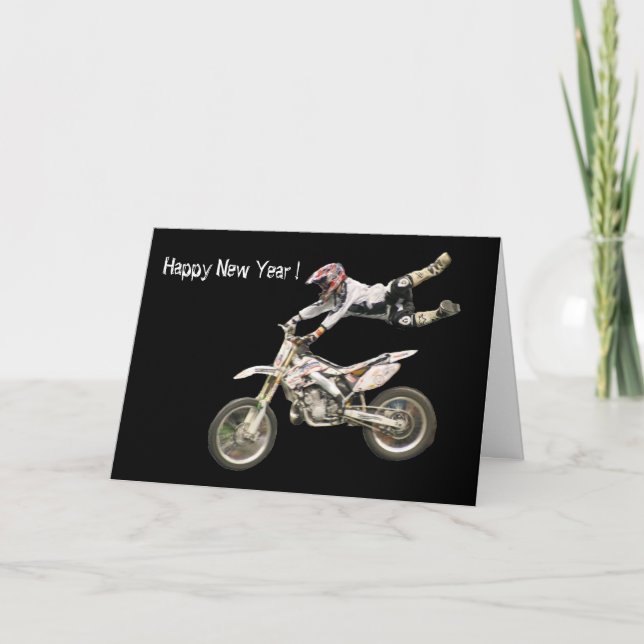 neue Jahre Feiertagskarte (Vorderseite)