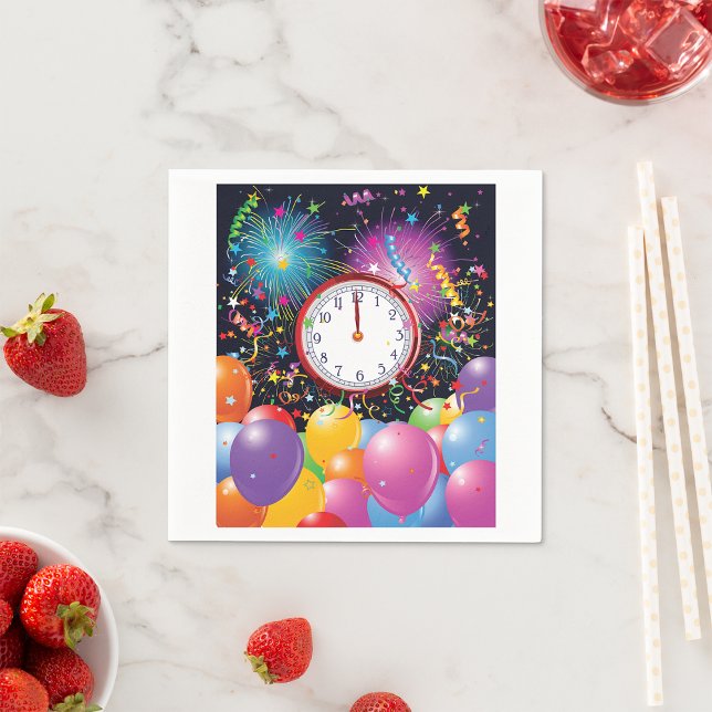 Neue Jahre Party Paper Napkins Serviette (Von Creator hochgeladen)