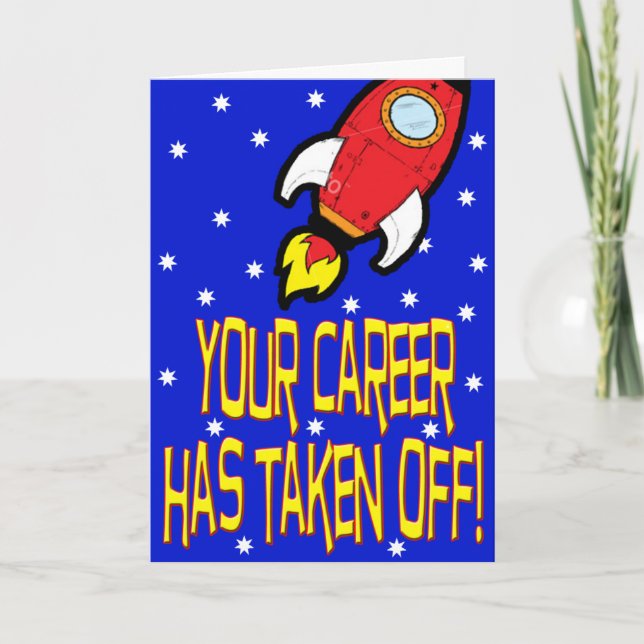 Neue Job-Gruß-Karte Karte (Vorderseite)