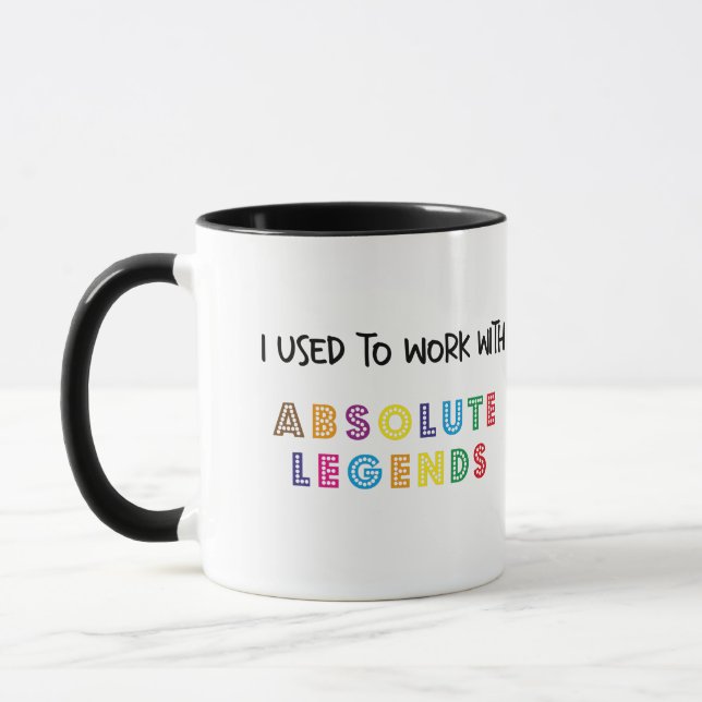 Neue Job-Tasse, ich arbeitete früher mit absoluten Tasse (Links)