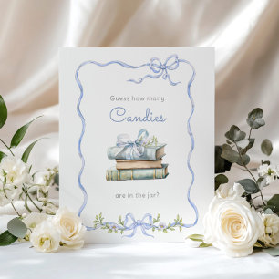 Neue Kapitel Blaue Schleife Wie viele Süßigkeiten Poster