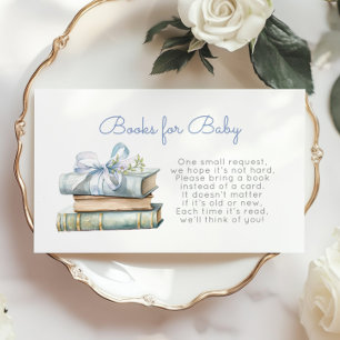 Neue Kapitel Blue Books für die Baby-Wildblume Begleitkarte