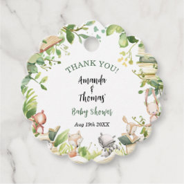 Neue Kapitel Themed Baby Dusche Vielen Dank Geschenkanhänger