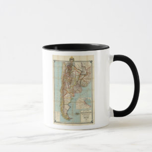 Neue Karte Argentiniens Tasse