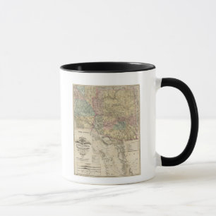 Neue Karte des Gebiets Arizona Tasse