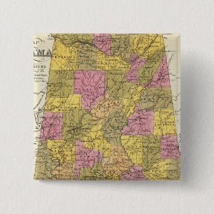 Neue Karte von Alabama Button