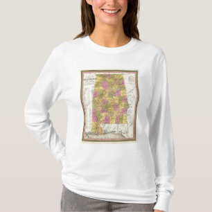 Neue Karte von Alabama T-Shirt