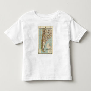 Neue Karte von Argentinien Kleinkind T-shirt