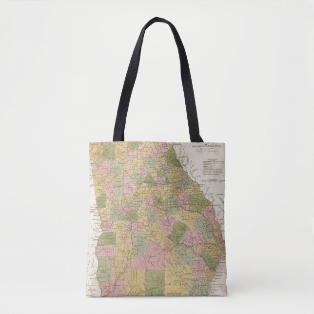 Neue Karte von Georgia Tasche (Vorderseite)