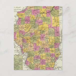 Neue Karte von Illinois