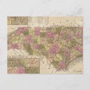 Neue Karte von North Carolina