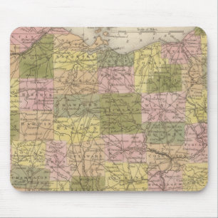 Neue Karte von Ohio Mousepad