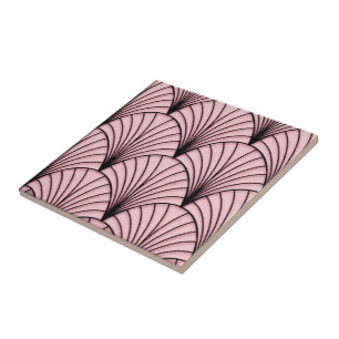 Neue Keramik von Pink und Schwarz Fliese