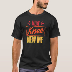 Neue Knie-New-Me-Substitution-Operation nach Poste T-Shirt