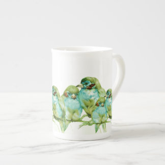 NEUE KNOCHEN-CHINA-LIEBE-VOGEL-TASSE PROZELLANTASSE
