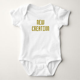 Neue Kreation - Baby Boy Bodysuit Gold Baby Strampler
