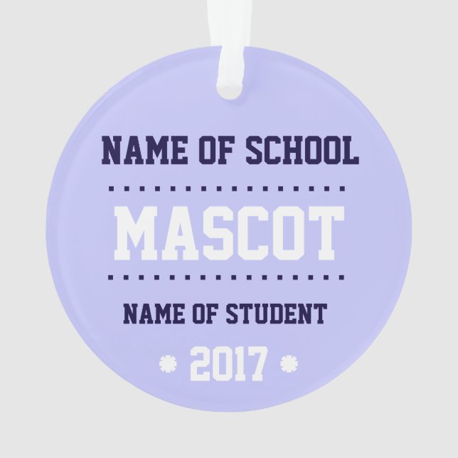 Neue kundengerechte Klasse von Verzierung 2017 Ornament (Rückseite)