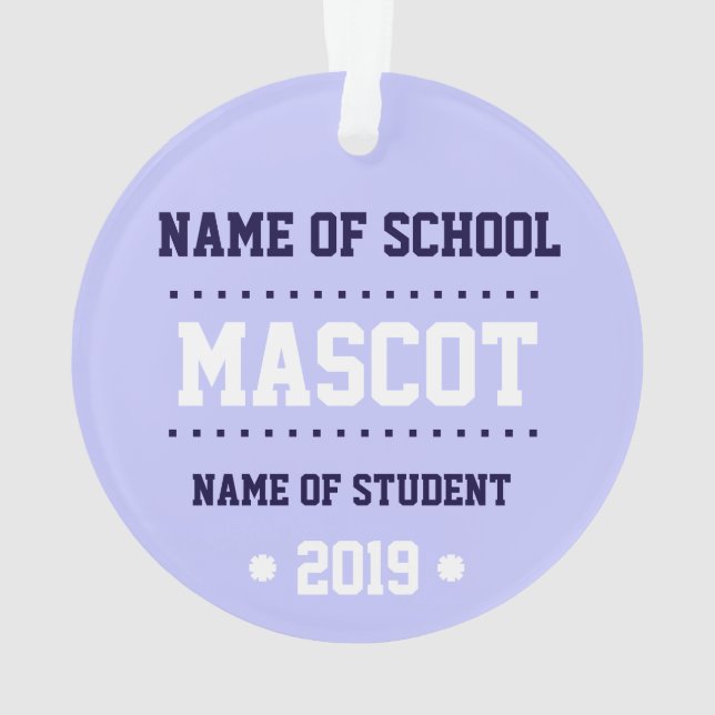 Neue kundengerechte Klasse von Verzierung 2019 Ornament (Rückseite)