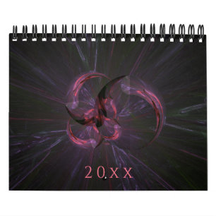 Neue Kunst im Abstrakten Fraktal Kalender