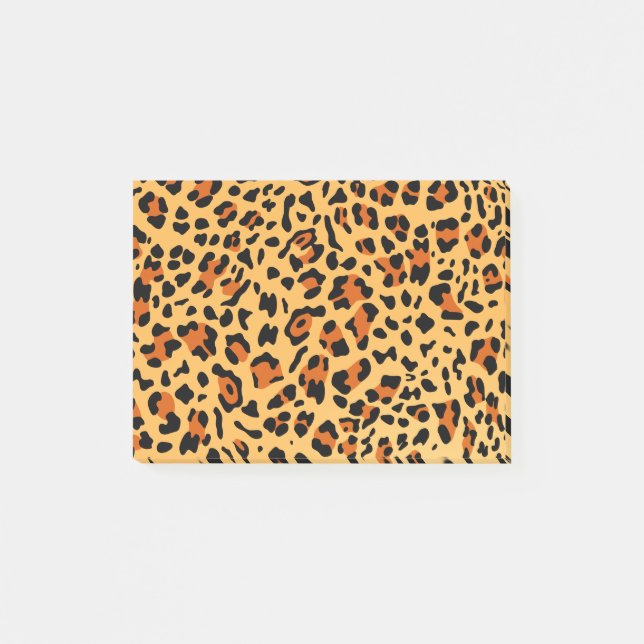 Neue Leopard-Textur 3 Post-it Klebezettel (Vorderseite)