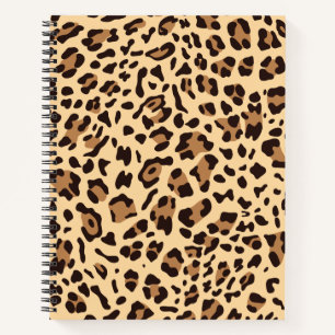 Neue Leopard-Textur 6 Notizbuch