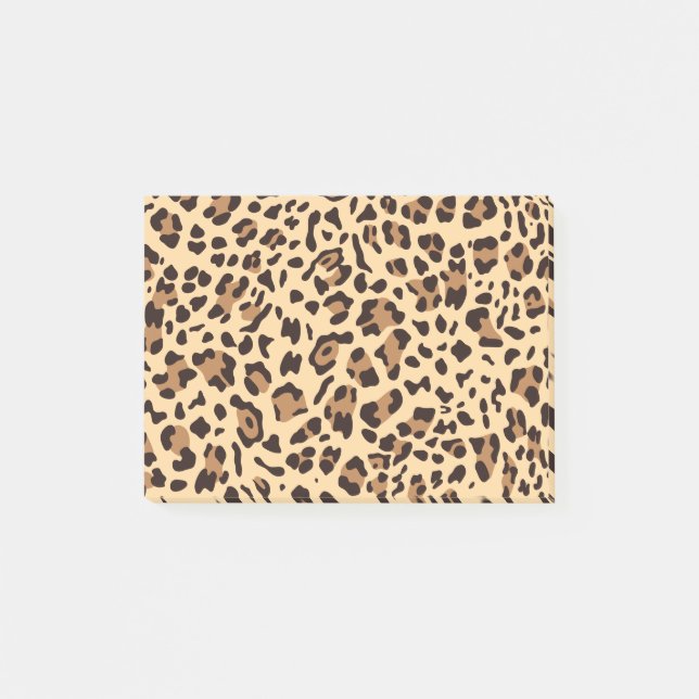 Neue Leopard-Textur 6 Post-it Klebezettel (Vorderseite)