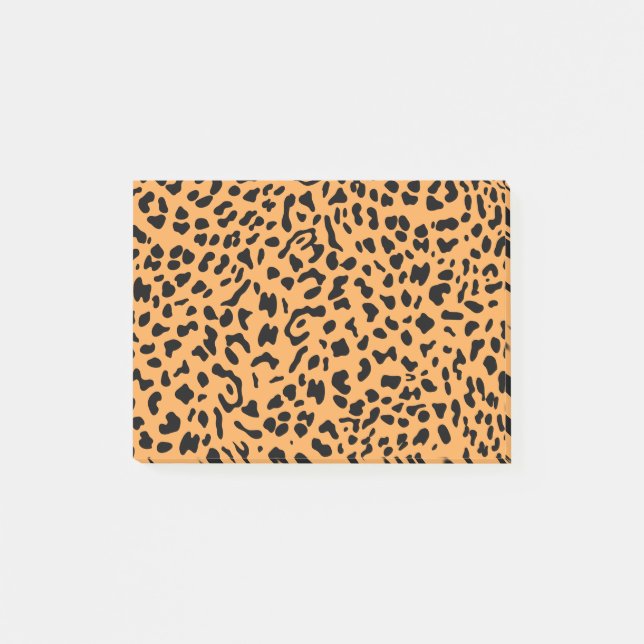 Neue Leopard-Textur 8 Post-it Klebezettel (Vorderseite)