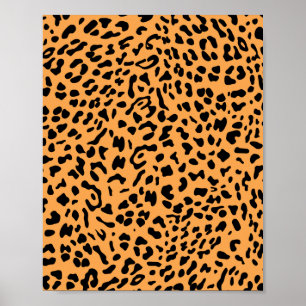 Neue Leopard-Textur 8 Poster