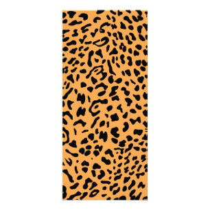 Neue Leopard-Textur 8 Werbekarte