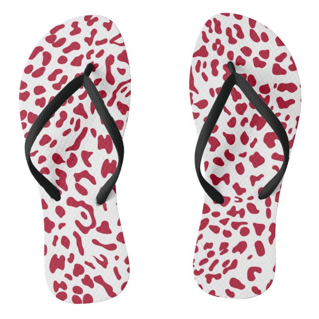 Neue Leopard Textur 9 Flip Flops (Fußbett)