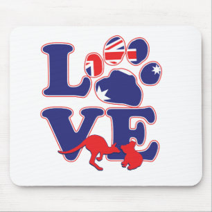 NEUE Liebe aus Australien mit Tieren Mousepad