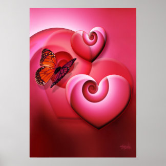 Neue Liebe Herz Poster