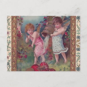 Neue Liebe und Herzen Postkarte