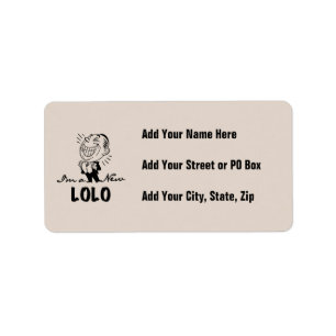 Neue Lolo T - Shirt und Geschenke lächeln Adressaufkleber