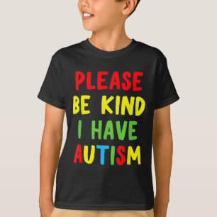 Neue lustige Autismus-Aufklärung bitte nett sein i T-Shirt