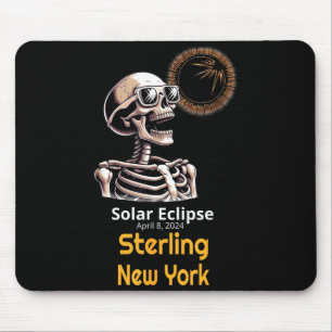 Neue lustige Skelett-Sonnenfinsternis Sterling Yor Mousepad