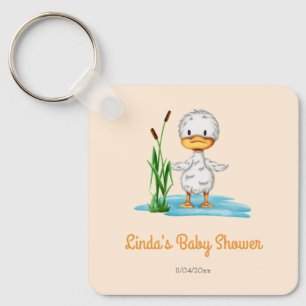 Neue Mama Baby Shower Ente Schlüsselanhänger